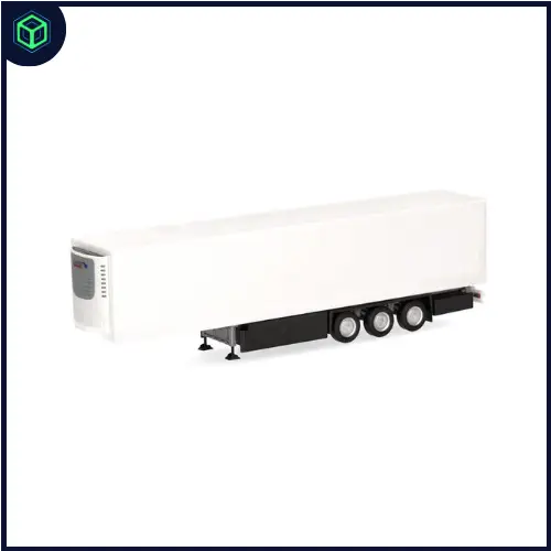 Schmitz E-Trailer koeltrailer 3a, wit